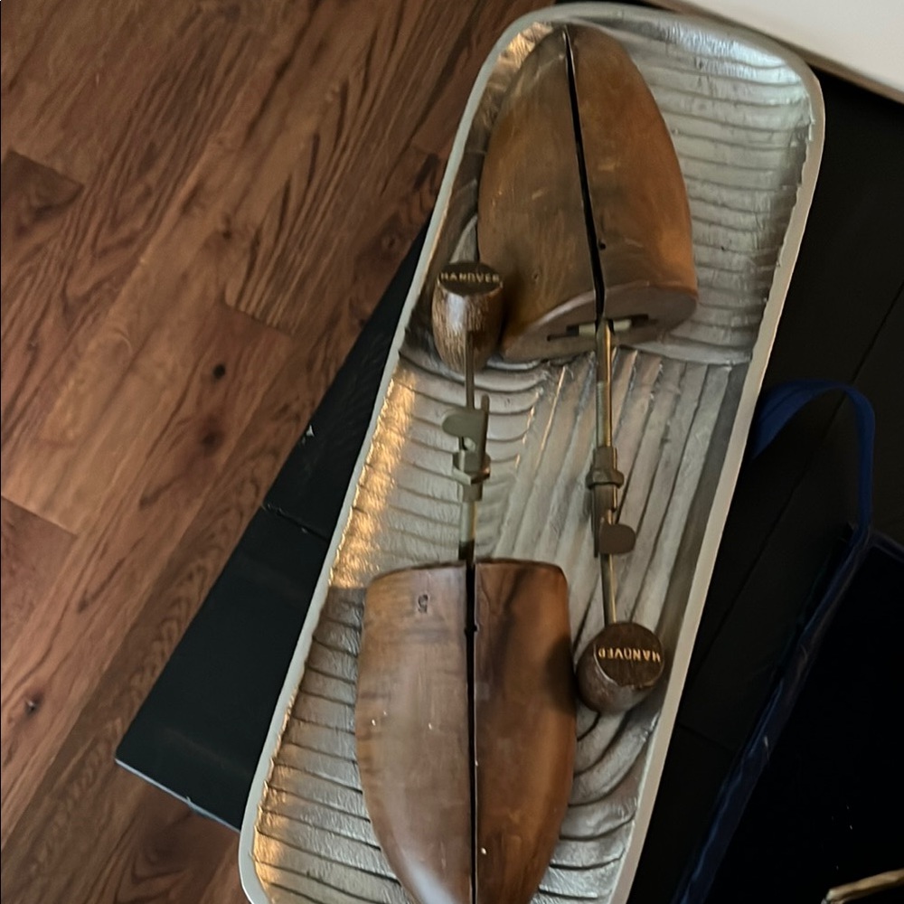 Brown Wooden Shoe Trees